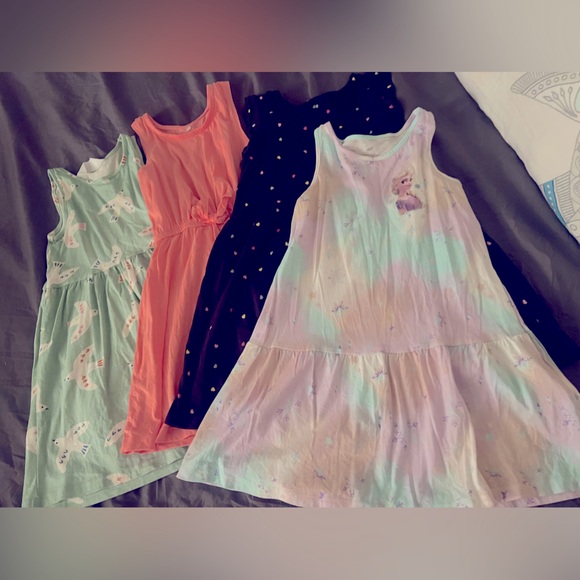 Bundle of 4 toddler girls dresses size 5/6 - Picture 2 of 9